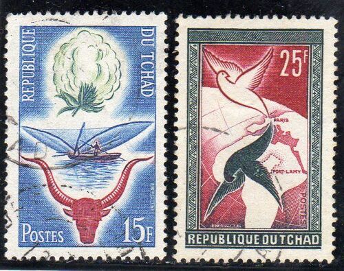 Timbres-Poste Du Tchad (Anniversaire De La République)