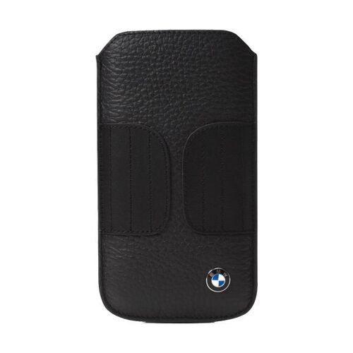 ETUI POUCH BMW UNIVERSEL NOIR TAILLE S EN CUIR GRAINÉ (PU)