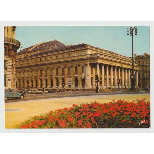 Carte Postale Bordeaux, Gironde, Le Grand Théâtre Xviiie Siècle, Architecte Louis , Place De La Comédie