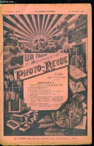 Photo-Revue N° 8 - Reproduction D Une Roue De Moulin En Mouvement Par La Photographie Posée, La Retouche Photographique, Le Portrait Au Dehors, Reproduction Par La Photogravure De 50 Épreuves Du(...)