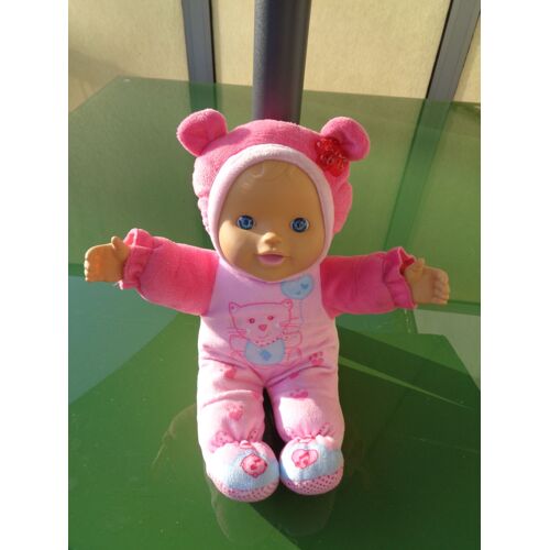 Poupée Bébé Rose Qui Parle Habillé De Son Petit Chat Vtech 32 Cm