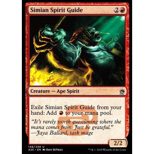 Simian Spirit Guide (Guide Spirituel Simiesque) Mtg - Masters 25 Vo - U - 148/249