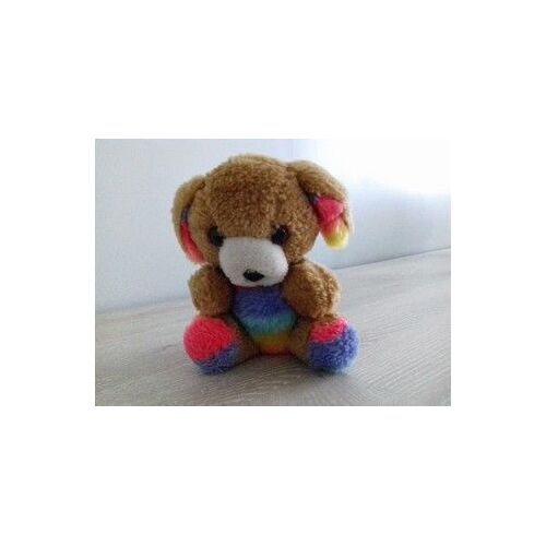 Peluche Ourson Marron Et Coloré