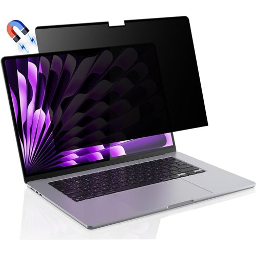 Magnétique Filtre De Confidentialité Premium Pour Macbook (2023-2024,M2 M3), Protection Écran Anti-Espion, Filtre Anti-Lumière Bleu, Privacy Protection Filter Pour Macbook Air M2/M[ZHUJ2643]