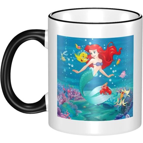 Ariel 1 Tasse Anime Tasse À Café De Grande Capacité 330 Ml Tasse De Petit Déjeuner En Céramique Facile À Nettoyer Cadeau D'anniversaire Personnalisé Bo59