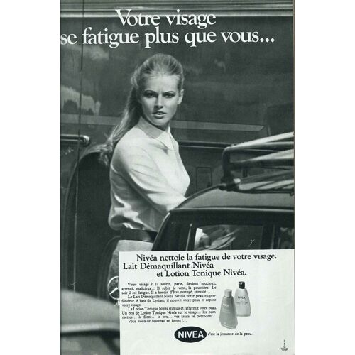 Publicité Papier - Lait Et Lotion Nivéa De 1970