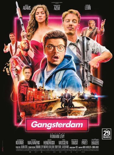 Gangsterdam - 2017 - Kev Admas, Manon Azem - 40x56cm - Affiche Cinéma Originale - Envoi Plié