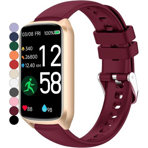 Silicone Bracelet 16Mm 18Mm 19Mm 20Mm 22Mm 24Mm Compatible Avec Garmin Samsung Amazfit Ruimen Tensky Huawei Smartwatch Bracelet Quick Relese Enfants Femmes Hommes[LET9134082]