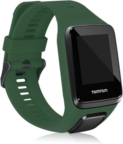 Bracelet Compatible Avec Tomtom Adventurer/Runner 3/Spark 3/Golfer 2 Bracelet - Bracelet De Rechange Pour Fitness Tracker En Tpu - Noir[Mon9264014]
