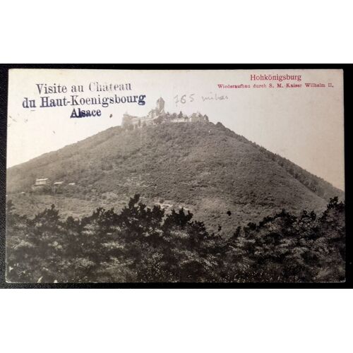 Carte Postale Ancienne : Visite Au Château Du Haut Koenigsbourg Hohkönigsburg