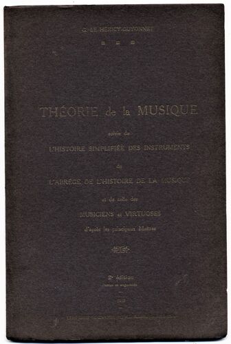 Theorie De La Musique