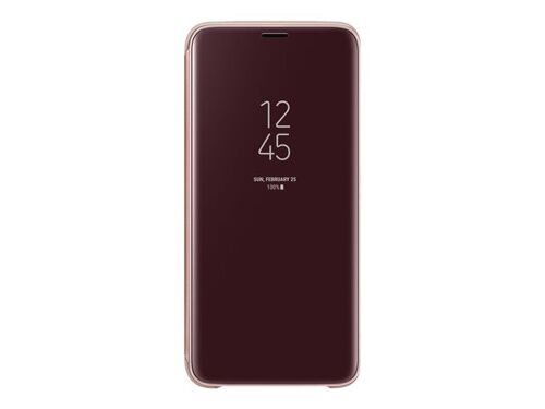 Samsung Clear View Standing Cover EF-ZG960 - Étui à rabat pour téléphone portable - or - pour Galaxy S9, S9 Deluxe Edition