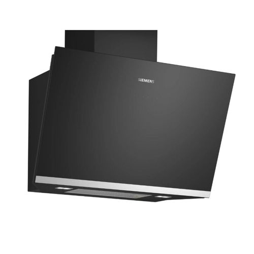 Siemens - Hotte décorative inclinée 80cm 432m3/h noir LC81KAN60