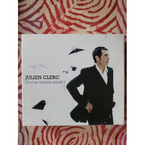 Coffret Julien Clerc Édition Limitée "Où Sont Les Avions" + Dvd Bonus Du Making Of De L'album + 12 Cartes Postales.