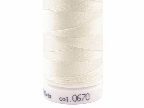 1pc Fils Guimauve Poly Sheen 200 M, Polyester, Couture, Mercerie