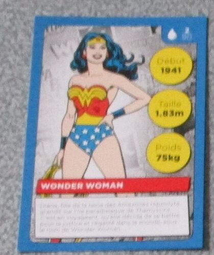 Carte Dc Comics Auchan 2022 - N°2 Wonder Woman