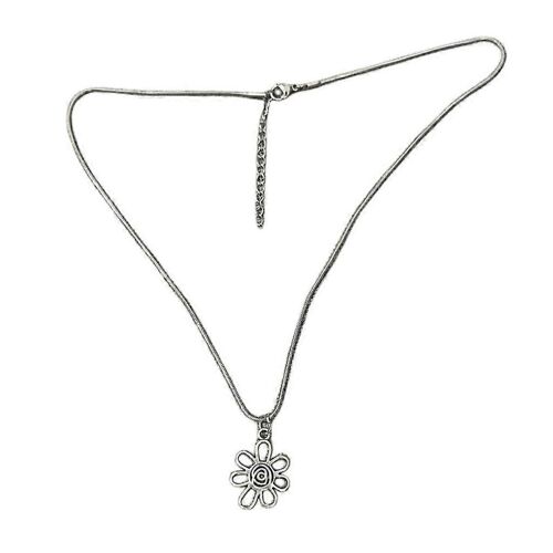 Doux Et Frais Géométrique Fleur Creux Collier Collier Vintage De Luxe Léger
