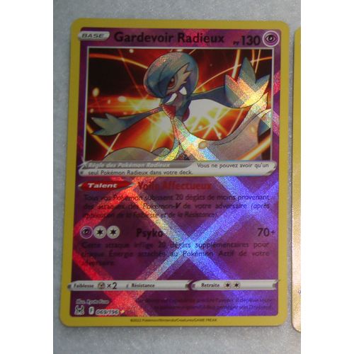 Carte Pokemon Gardevoir Radieux 069/196 Origine Perdue Eb11 Fr