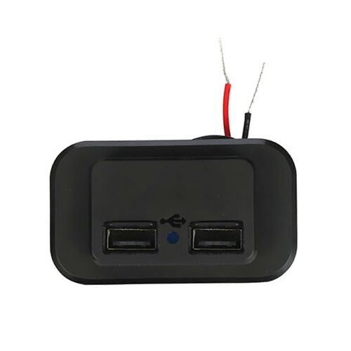 Chargeur de voiture universel double USB pour camping-car Adaptateur d'alimentation 12V 24V Socket