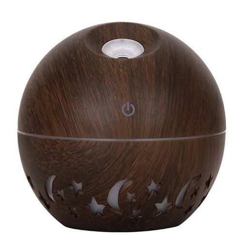 Mini Diffuseur D'huile Essentielle Aromathérapie, 130ml, Vaporisateur D'eau Et D'air Aromatique Pour La Maison, Lumières De 7 Couleurs 