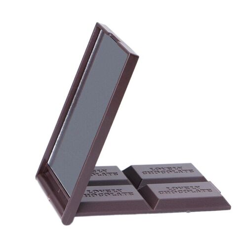 Miroir De Poche Carré En Forme De Cookies Au Chocolat, Mini Miroir Pliable Pour Maquillage, Nouveau, Livraison Directe 