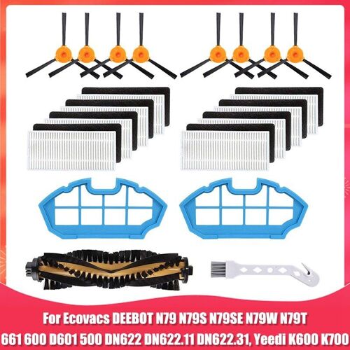 Pièces de rechange pour Ecovacs Deebot N79 N79S N79SE N79W DN622 500 Kit d'accessoires pour aspirateur Robot