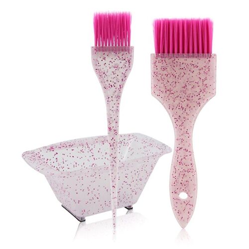1 Set Poignée Antidérapante Teinture Cheveux Brosse Bol Kit Coiffure Outil De Blanchiment Crème De Teinture Accessoires Pour Salon Nouveau Dropship