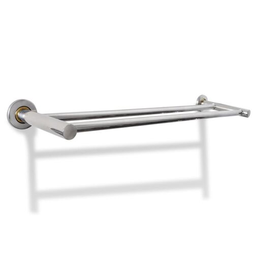 Porte Serviettes Double - Barre Fixe 2 Tubes