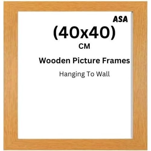 Cadre Photo Moderne En Bois Mdf Pour Portrait Ou Paysage,Pour Affiche,Certificat,Chêne Blanc Et Noir,101,6 X 101,6 Cm