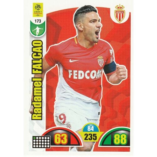 N° 173 - Carte Adrenalyn Xl 2018 / 2019 - Radamel Falcao - Monaco