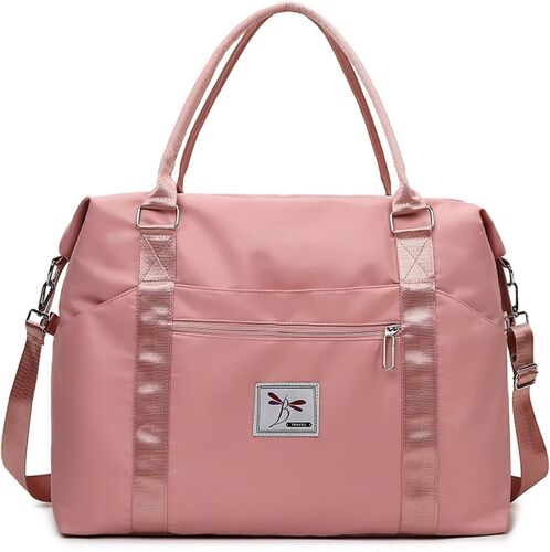 acdsgd-Femme Sacs de Voyage Sacs de Sport Cabas de Fitness Sacs de Sport Grand Format Sac à bandoulière Sac à Main Sac à Dos Grande Taille Sac Week-End Voyage Léger Sacs polochons Rose