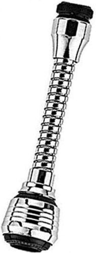 Tubes d'extension de robinet, dispositif d'extension de pulvérisateur de robinet flexible en acier inoxydable à 360 degrés