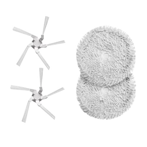 Pièces de rechange pour aspirateur Robot Xiaomi Dreame W10/W10 Pro, lavable, accessoires pour balai latéral en tissu, 4 pièces