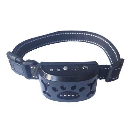 Noir Brillant - Ultrasonic Dog Bark Collar Good Behavior Pet Training Easy To Operate Dog Trainer Device Stop Bark Tool For Training G32d