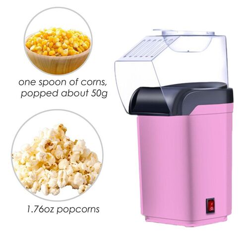 Machine à pop-corn à Air chaud 1200W, petit appareil avec tasse à mesurer, Popper rapide en 3 minutes