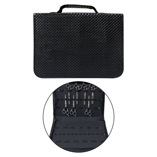 Étuis De Styliste En Cuir Pu, Porte-Cartes De Barbier À Ciseaux, Outil De Coiffure