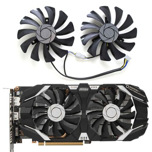Ventilateur de refroidissement de remplacement, 85MM HA9010H12F-Z 4Pin pour MSI GTX 1060 OC 6G GTX 960