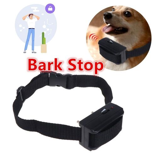 Collier Anti Aboiement Automatique, Contrôle Des Chocs, Pour Petits, Moyens Et Grands Chiens