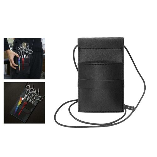 Sac De Taille En Cuir Artificiel Pour Coiffure, Outil De Maquillage, Ciseaux De Coiffure