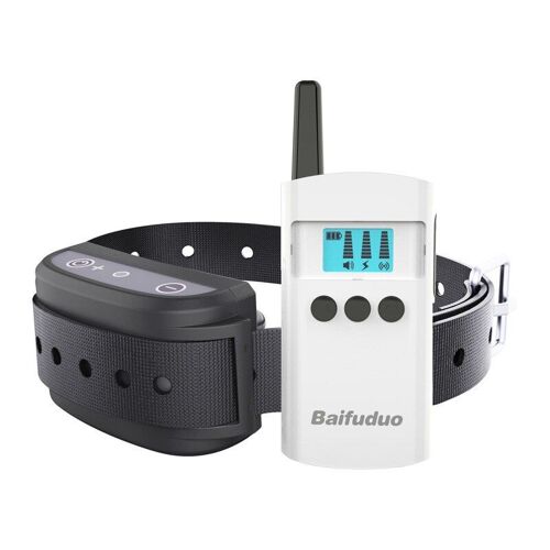 Blanche - Collier Anti Aboiement À Distance Pour Chien, Réfléchissant, Réglable, Anti Choc Électrique, 3 Modes'entraînement, Anneau Électrique