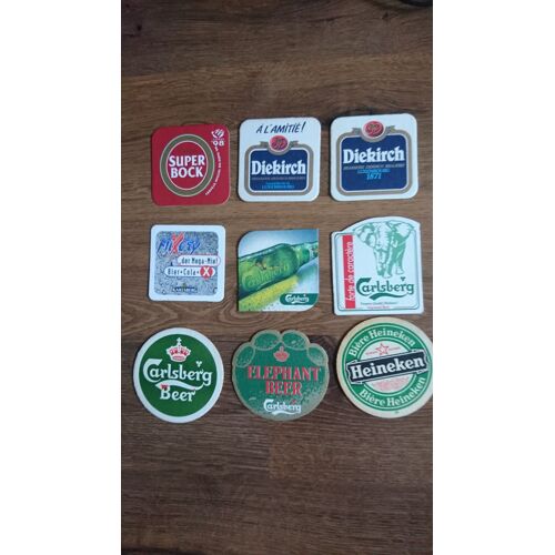 9 Sous-Bock Bière Etrangères