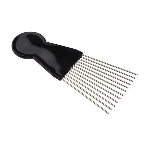 Peigne Afro En Métal, Brosse À Cheveux Afro-Américaine, Outil De Coiffeur
