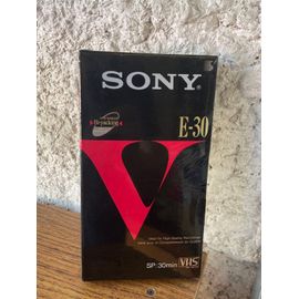 Cassette Vidéo Vierge Sony E 30