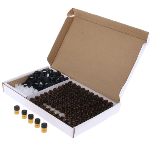 Bouteilles D'huile Essentielle Étanches Rechargeables, Accessoires De Bricolage Portables Ambrées De Voyage, Bouteille D'échantillon, Flacons En Verre Pour Liquide 