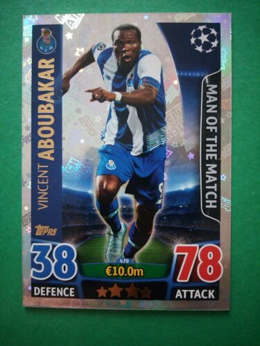 Vincent Aboubakar 470 - Man Of The Match - Match Attax Topps 2015/2016 - Uefa Champions League