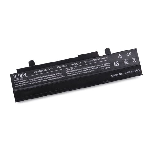 Batterie LI-ION 4400mAh 10.8V noire pour ASUS EEE PC 1215 etc. remplace A31-1015, AL31-1015, A32-1015, PL32-1015