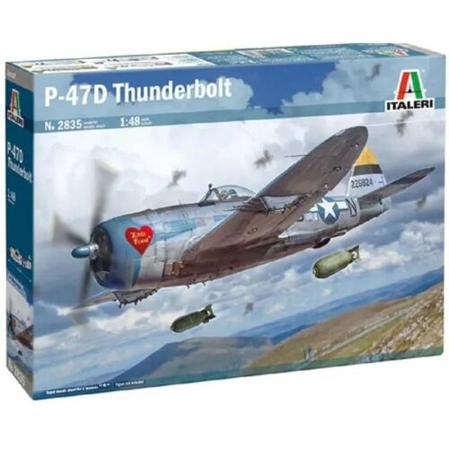 Maquette Avion - Italeri - P-47d Thunderbolt - Échelle 1:48 - Plastique - À Partir De 14 Ans-Italeri