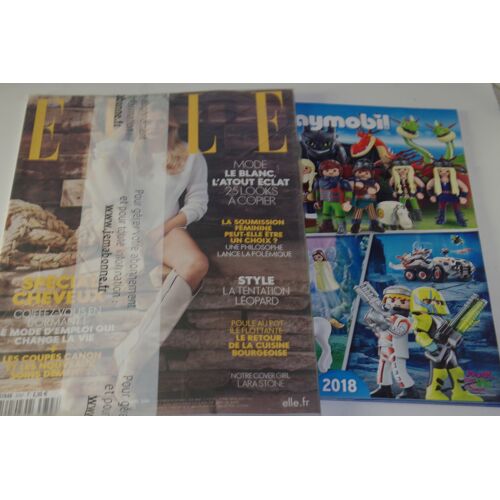 Lot Revue Elle N°3797 (Neuf) + Catalogue Publicitaire Playmobil 2018 De 67 Pages