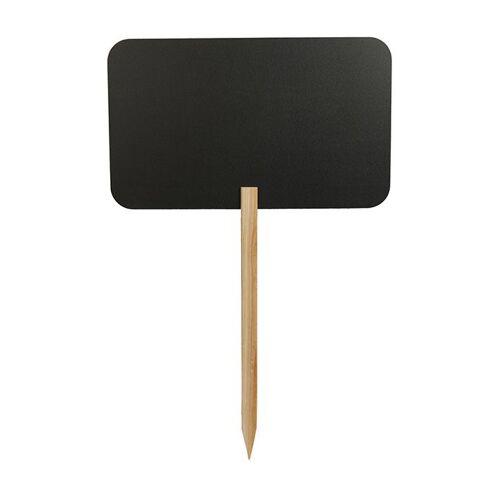 Grande Pancarte En Ardoise Noire Plaque De Jardin Securit