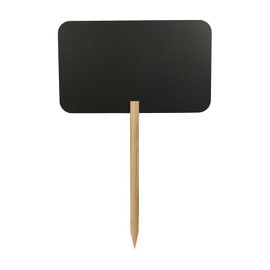 Grande Pancarte En Ardoise Noire Plaque De Jardin Securit